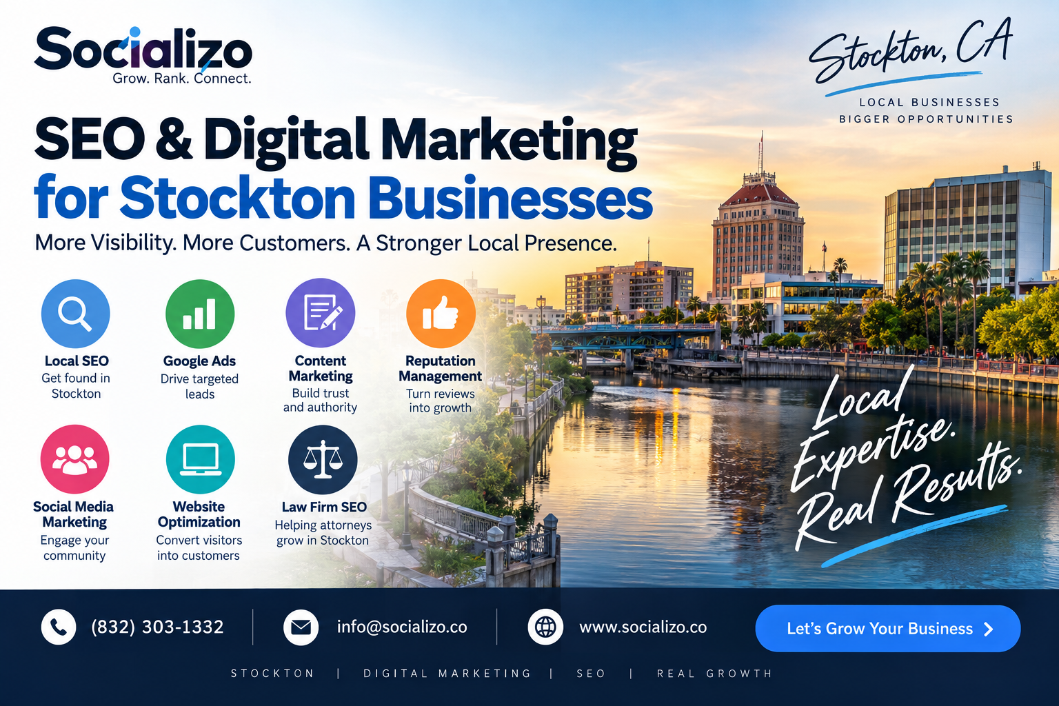 SEO Company in Stockton, CA: How Local Businesses Can Win More Customers Online