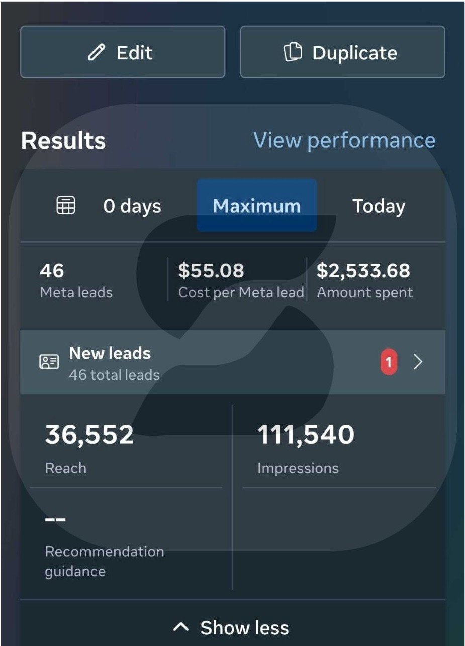 Lead Generation Results — 3